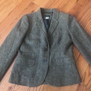 Green wool blazer